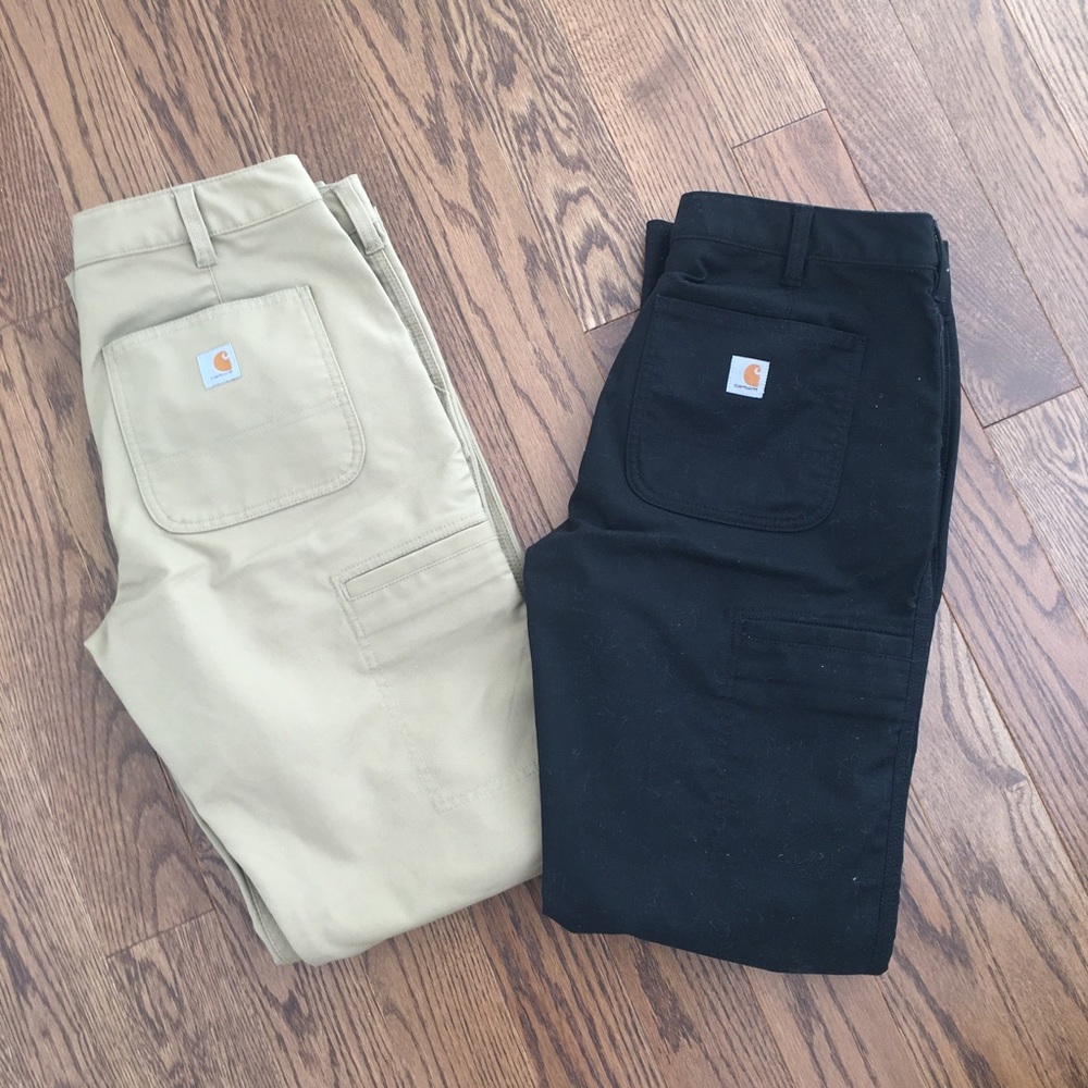 Women’s Tall Black & Tan Carhartt Pants Bundle